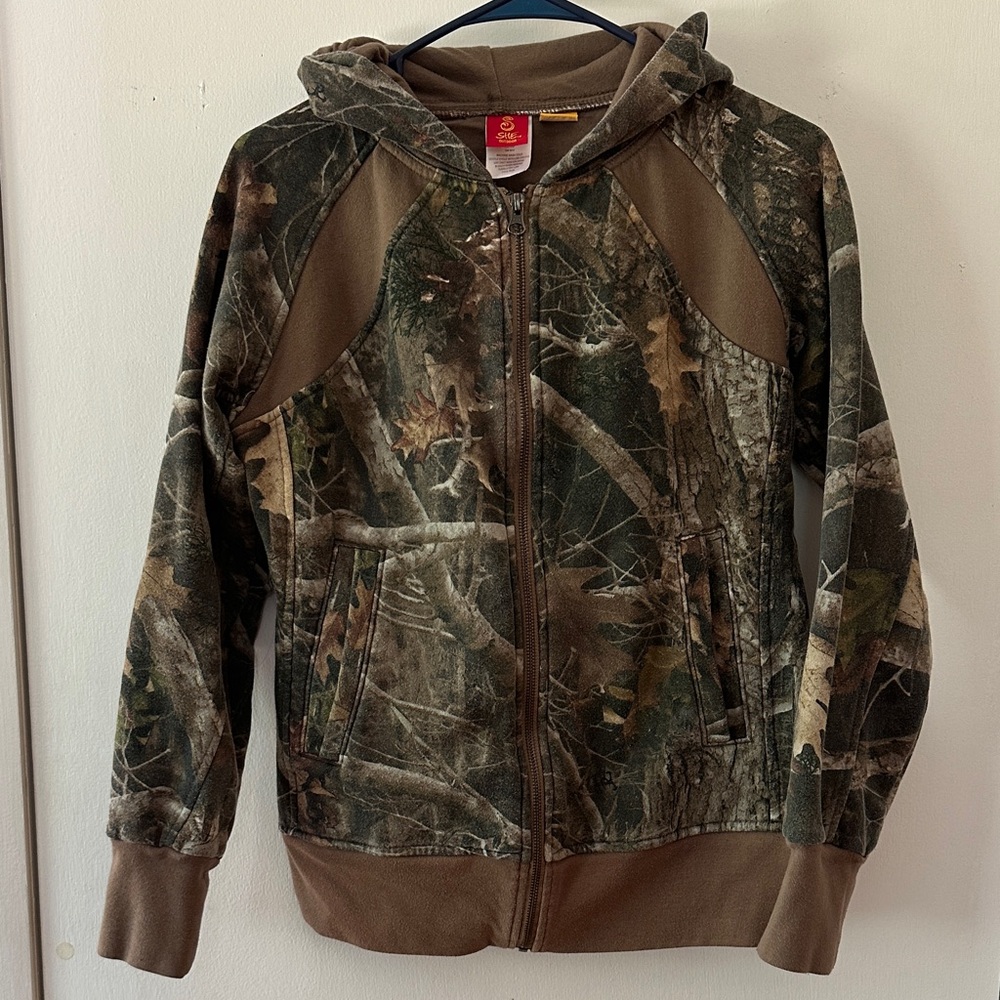 Camouflage Hooded Women's Jacket